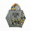 BAPE Multi Camo NYC Logo Shark Full Zip Grey