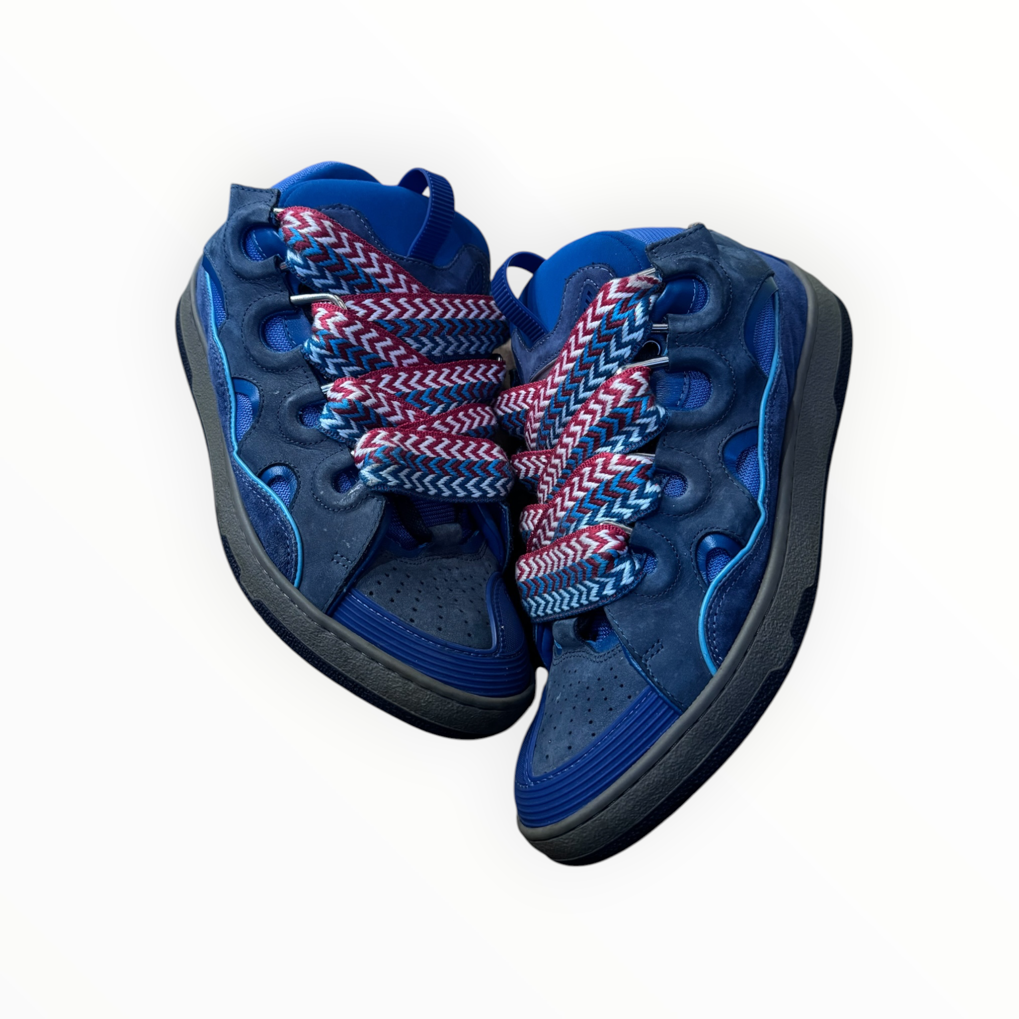 Lanvin Curb Sneaker Blue/Red