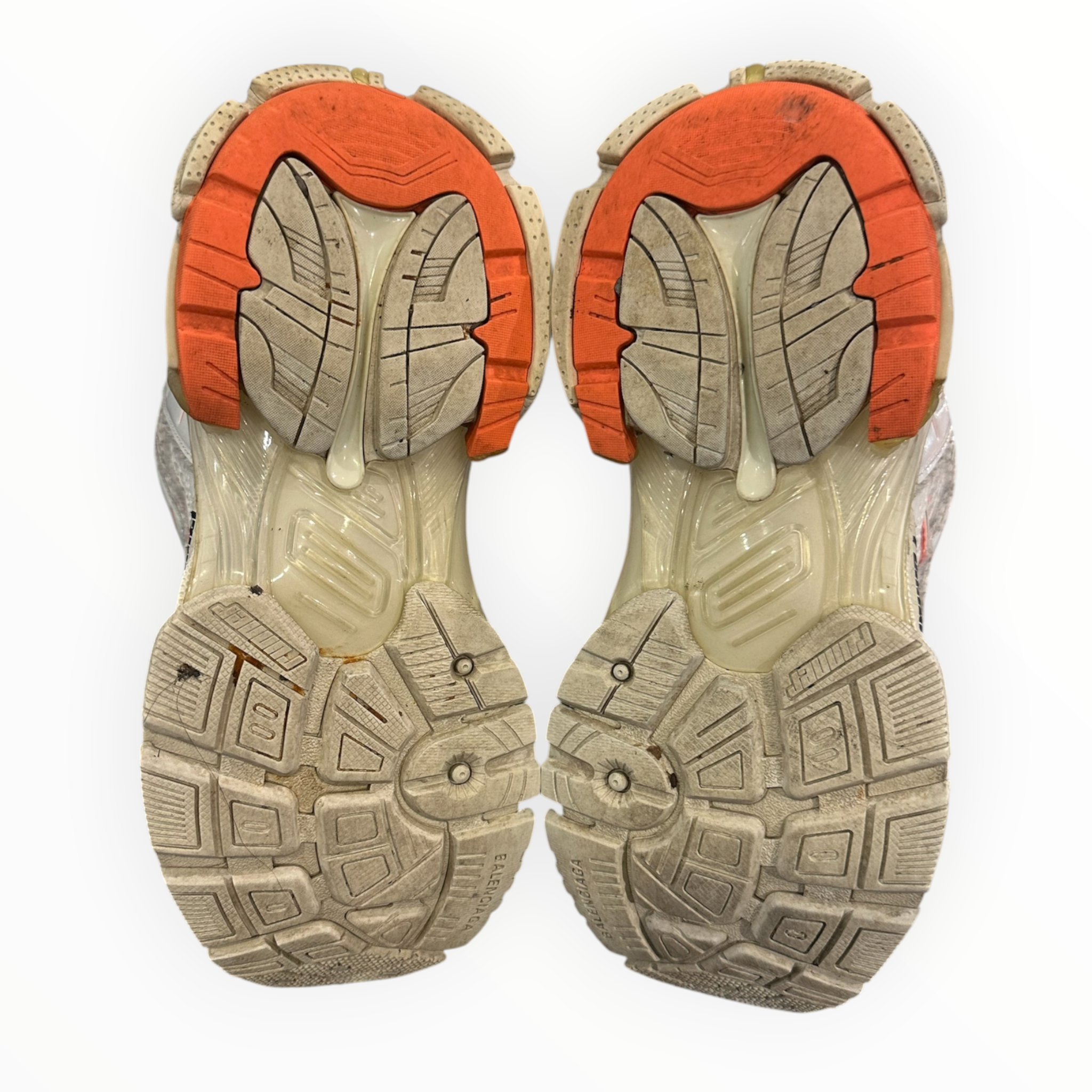 Balenciaga Runner Trainer Fluo Orange/White