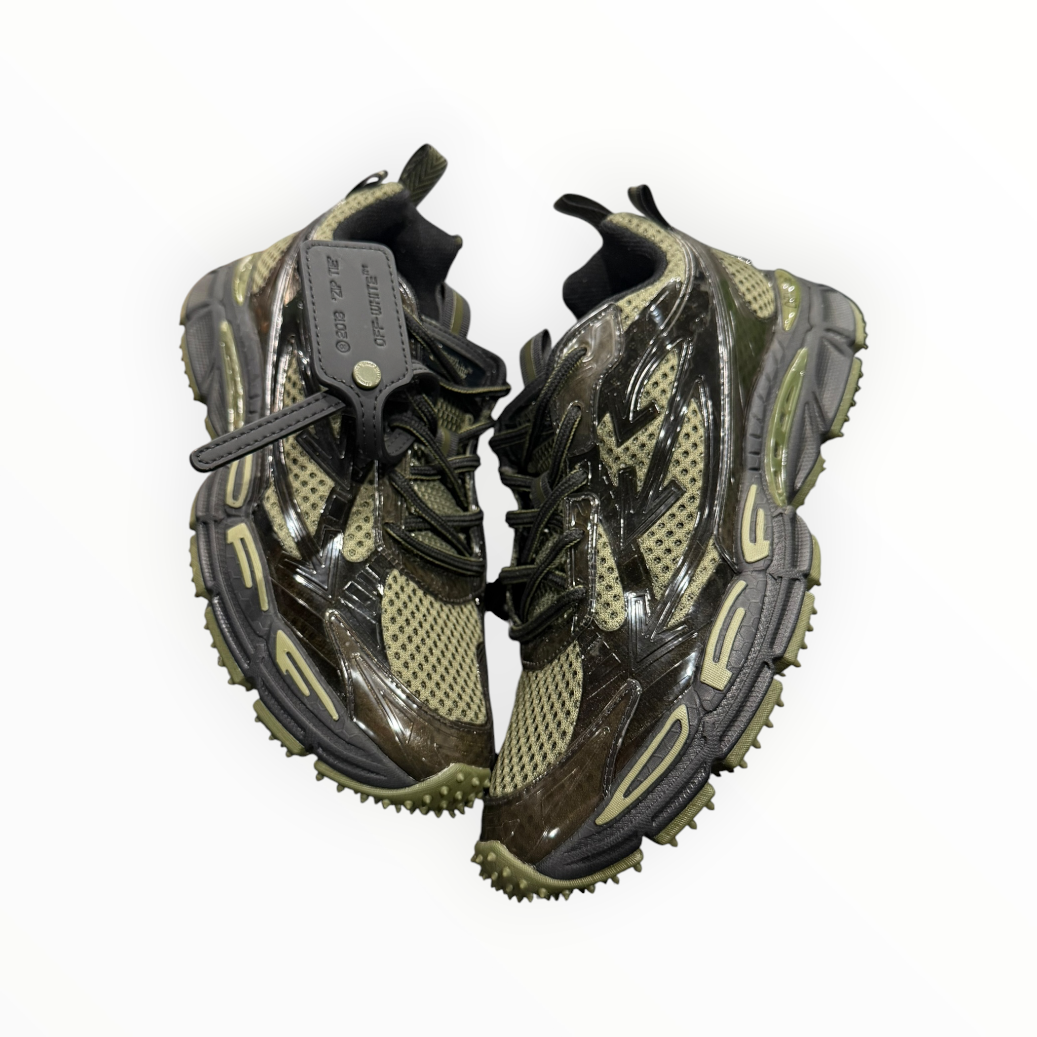 OFF-WHITE Be Right Back Kaki Black