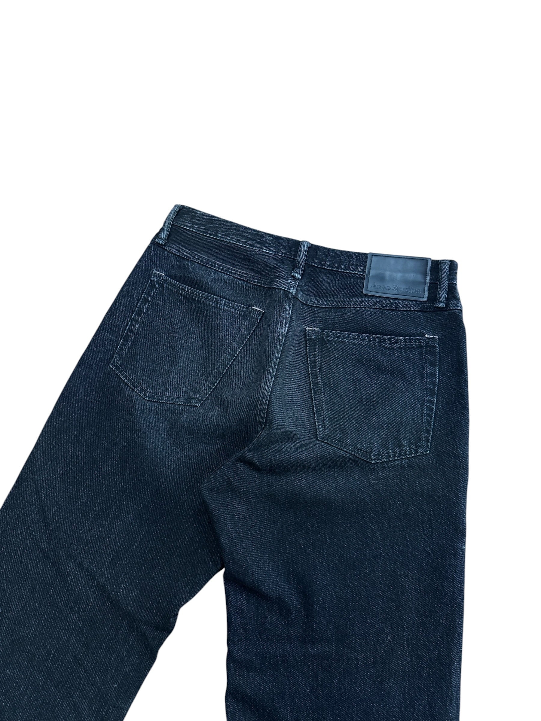 Acne Studios Black Loose Fit Denim