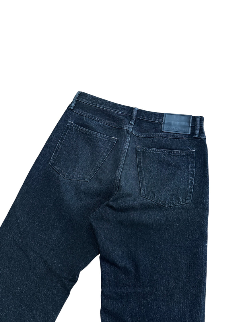 Acne Studios Black Loose Fit Denim