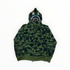 BAPE 1st Camo Shark Full Zip Hoodie Green