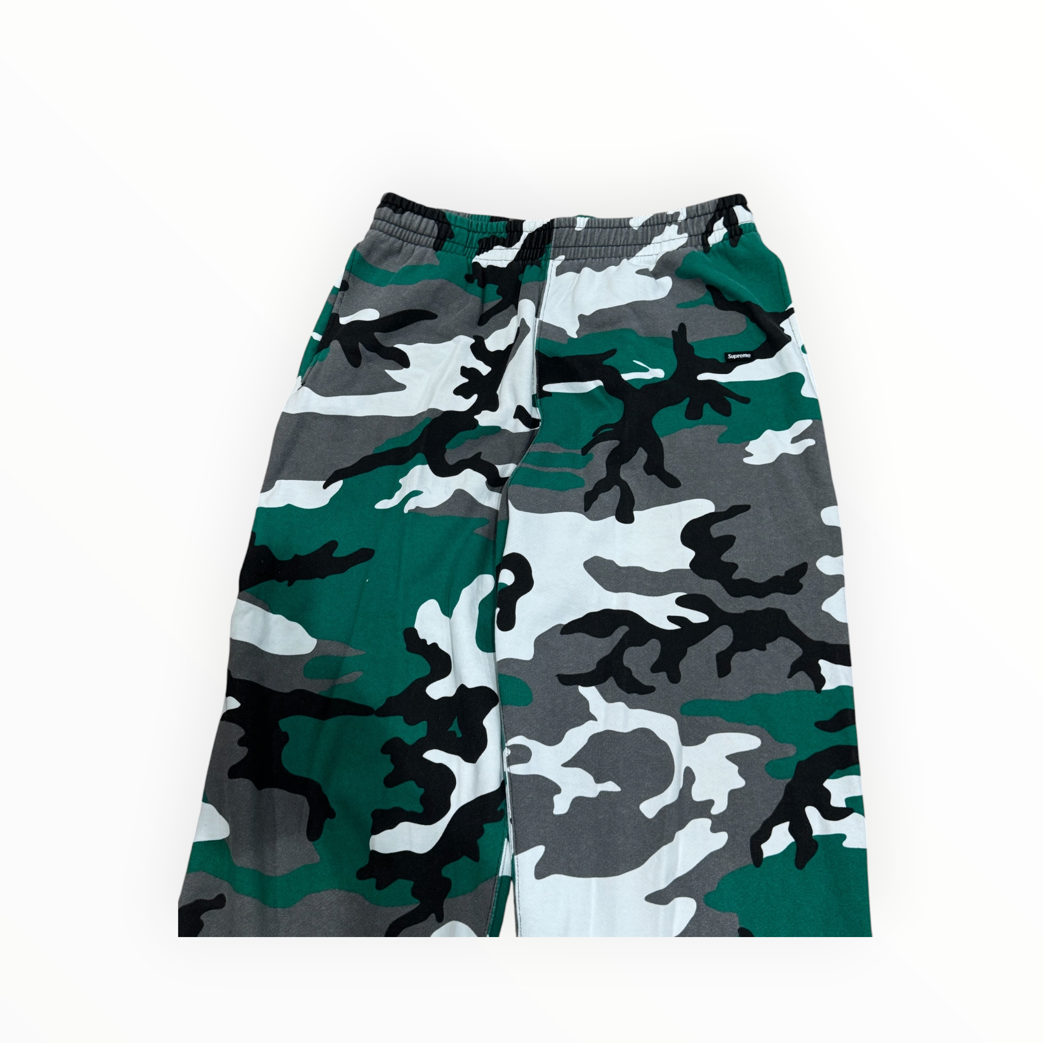 Supreme Small Box Sweatpant (FW25) Green Camo