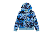 Denim Tears The Cotton Wreath Zip Sweatshirt Blue Camo
