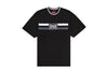 Supreme Warm Up Stripe Short Sleeve Tee Black