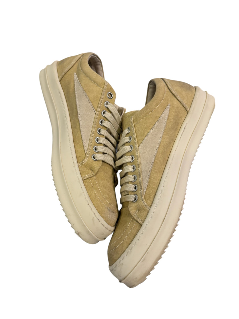 Rick Owens Vintage Sneaker Low Top (Parchment/Milk)