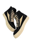 Rick Owens DrkShdw Vintage High Top (Black/Milk)