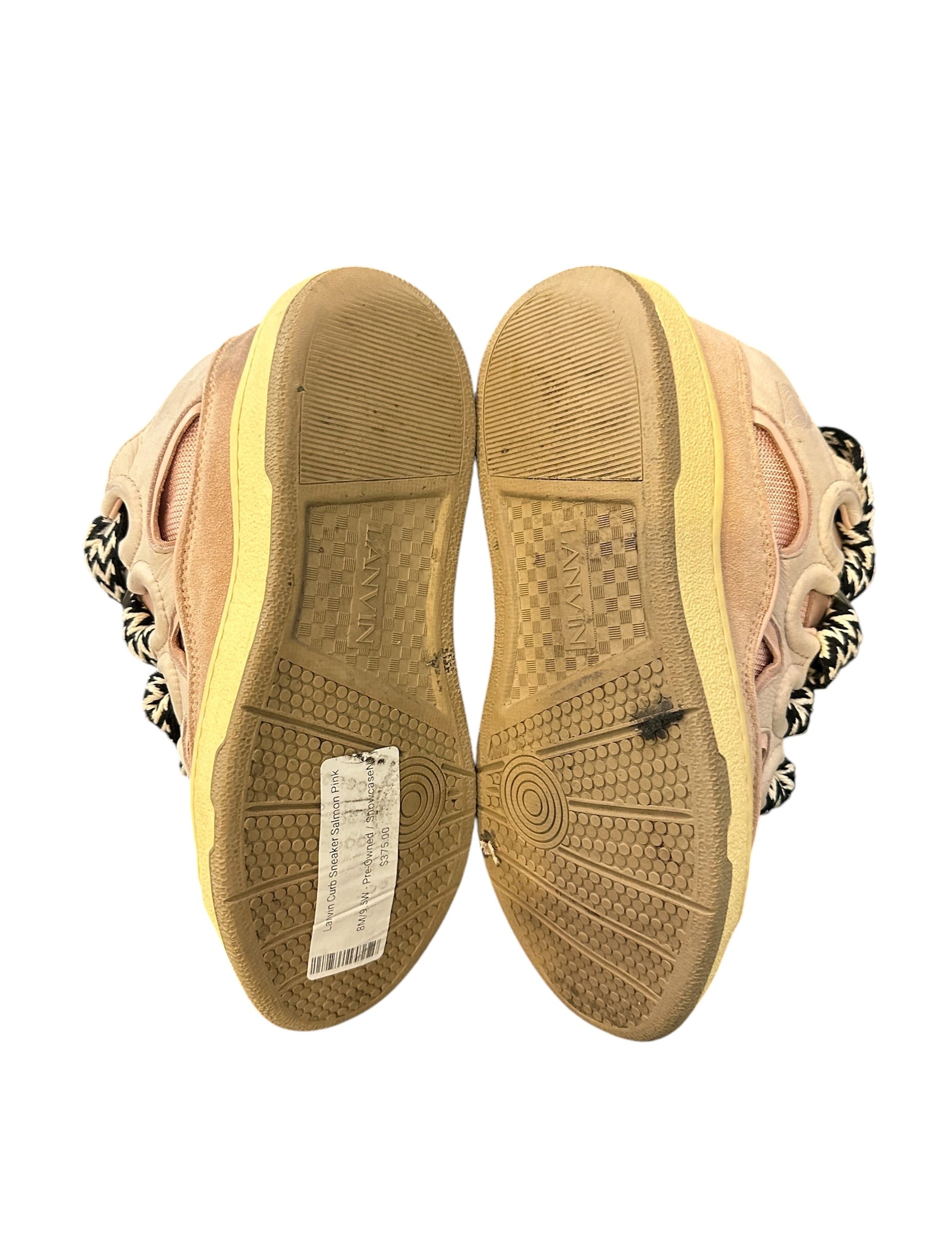 Lanvin Curb Sneaker Salmon Pink