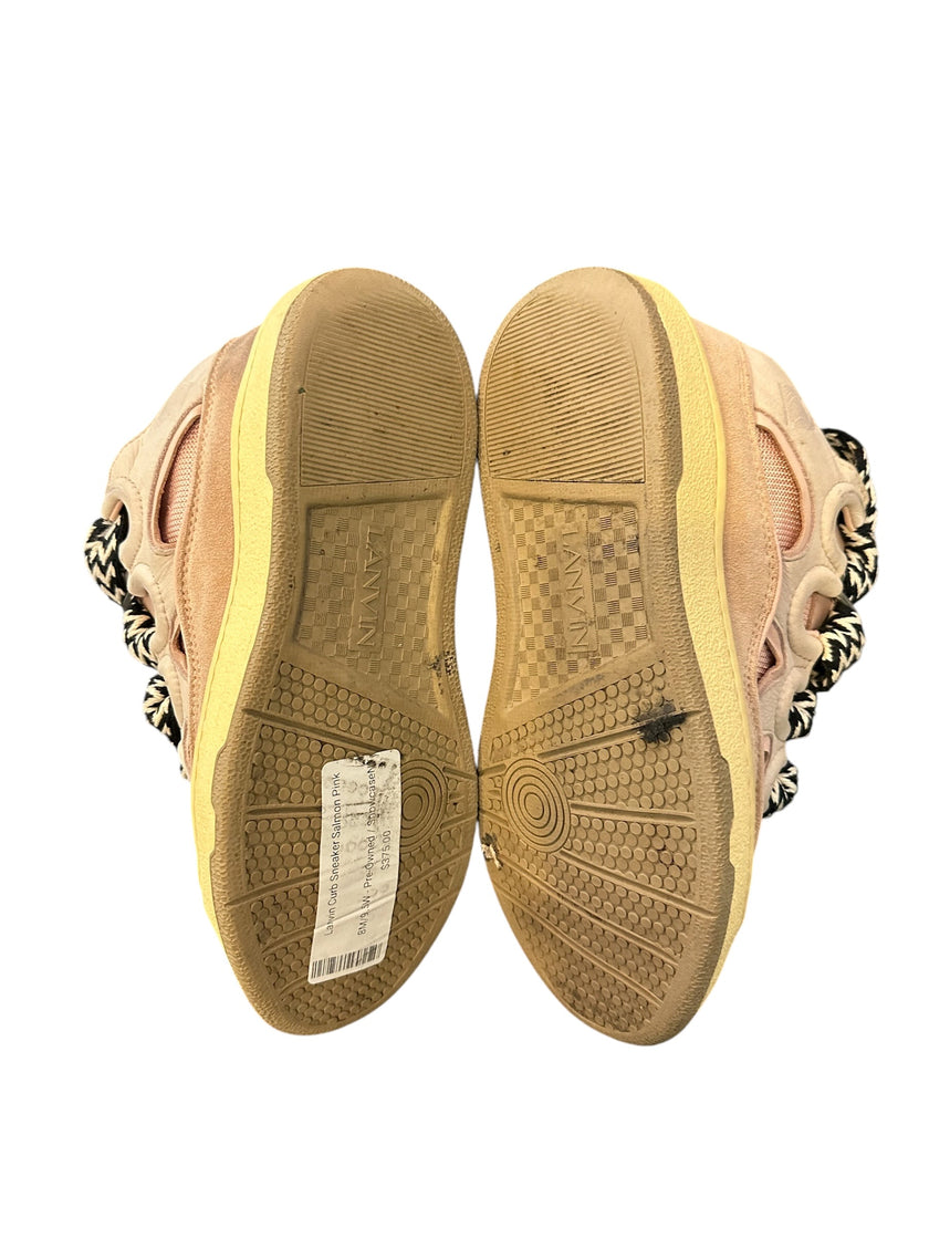 Lanvin Curb Sneaker Salmon Pink