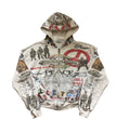 Vale Forever Peace Zip Up Hoodie
