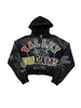 Vale Forever Blasted Zip Up Black