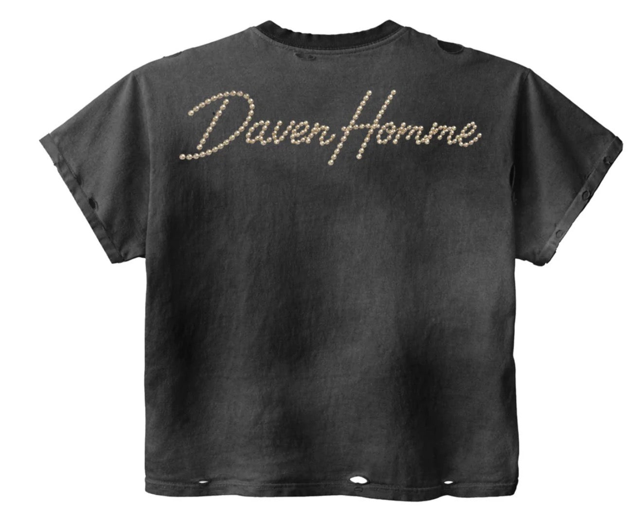 Daven Homme DVH Studded Tee Black