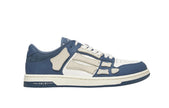 Amiri Skel Top Low Vintage Blue Quad Monogram Debossed