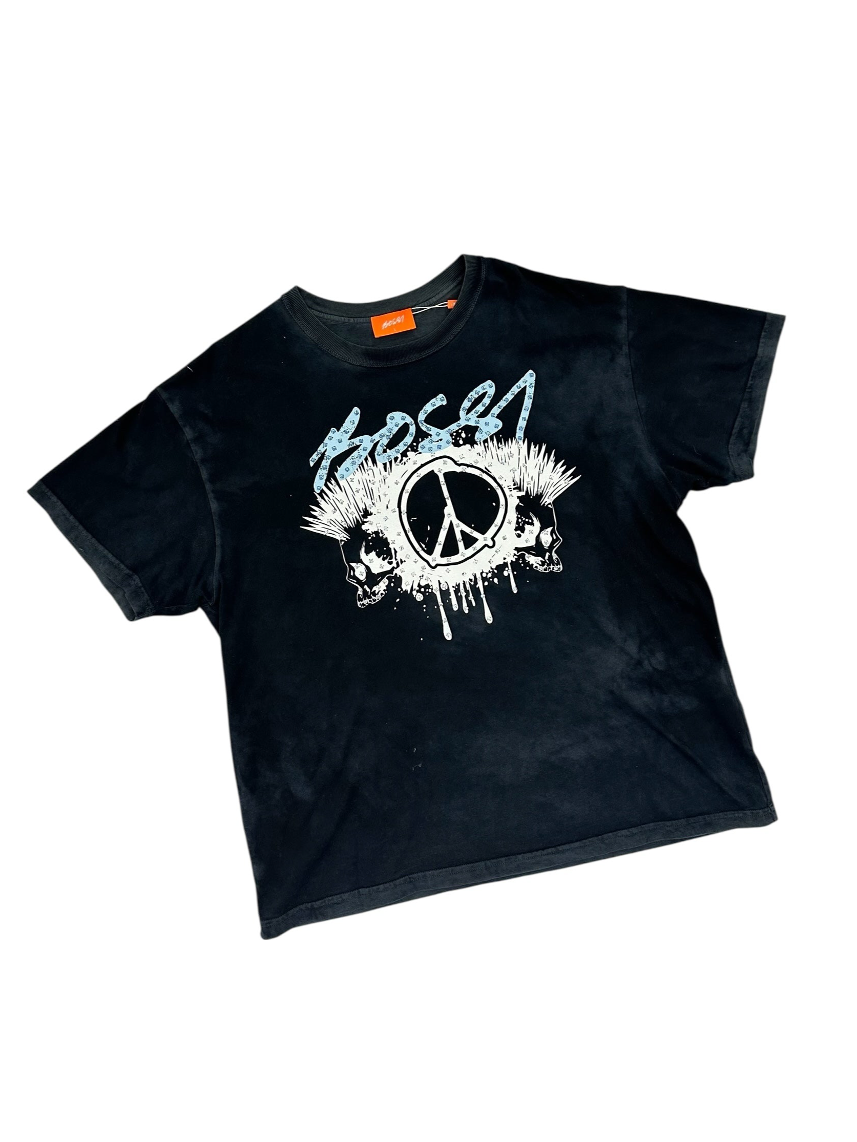 Bossi Peace Is Death Tee Black