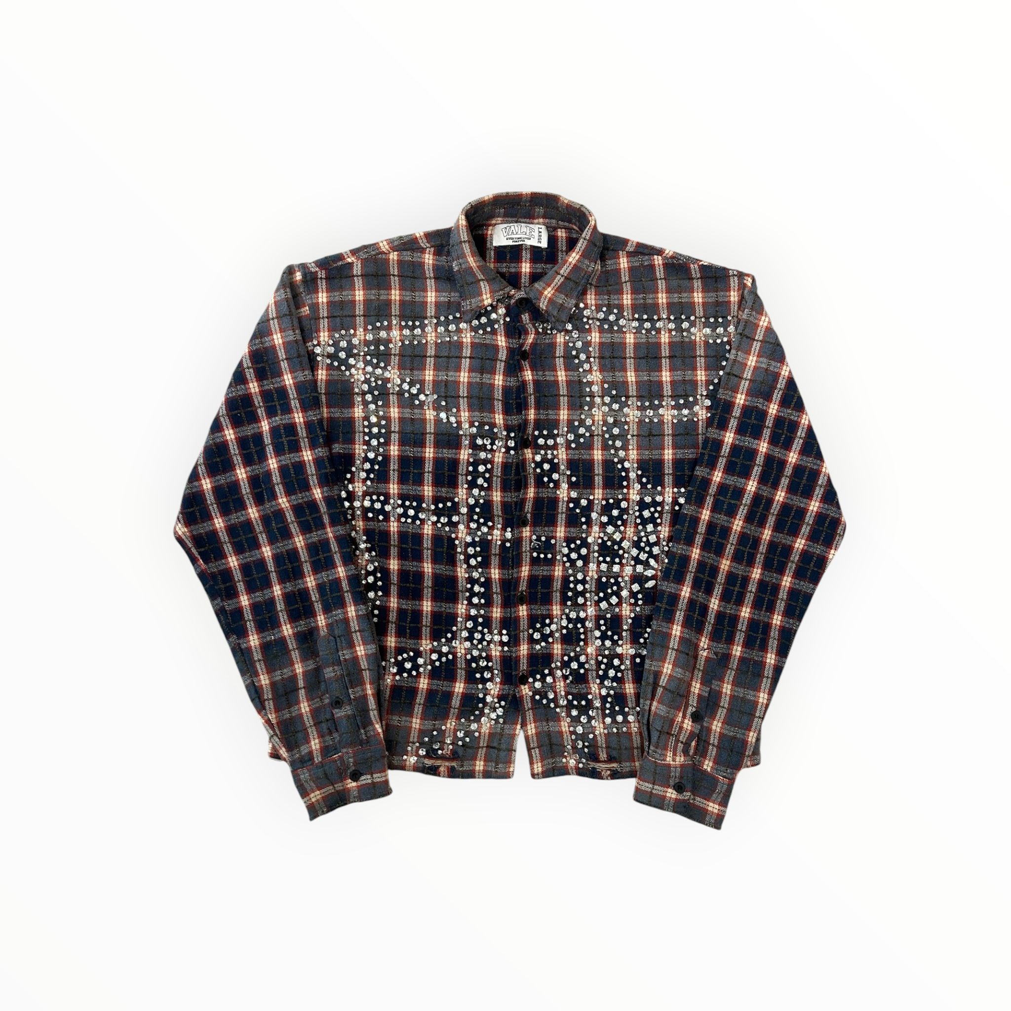 Vale Forever American Cup L/S Flannel Navy/Red