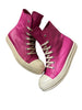 Rick Owens Ramone High Leather Hot Pink