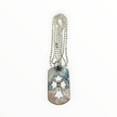 Chrome Hearts Dagger Dog Tag Necklace