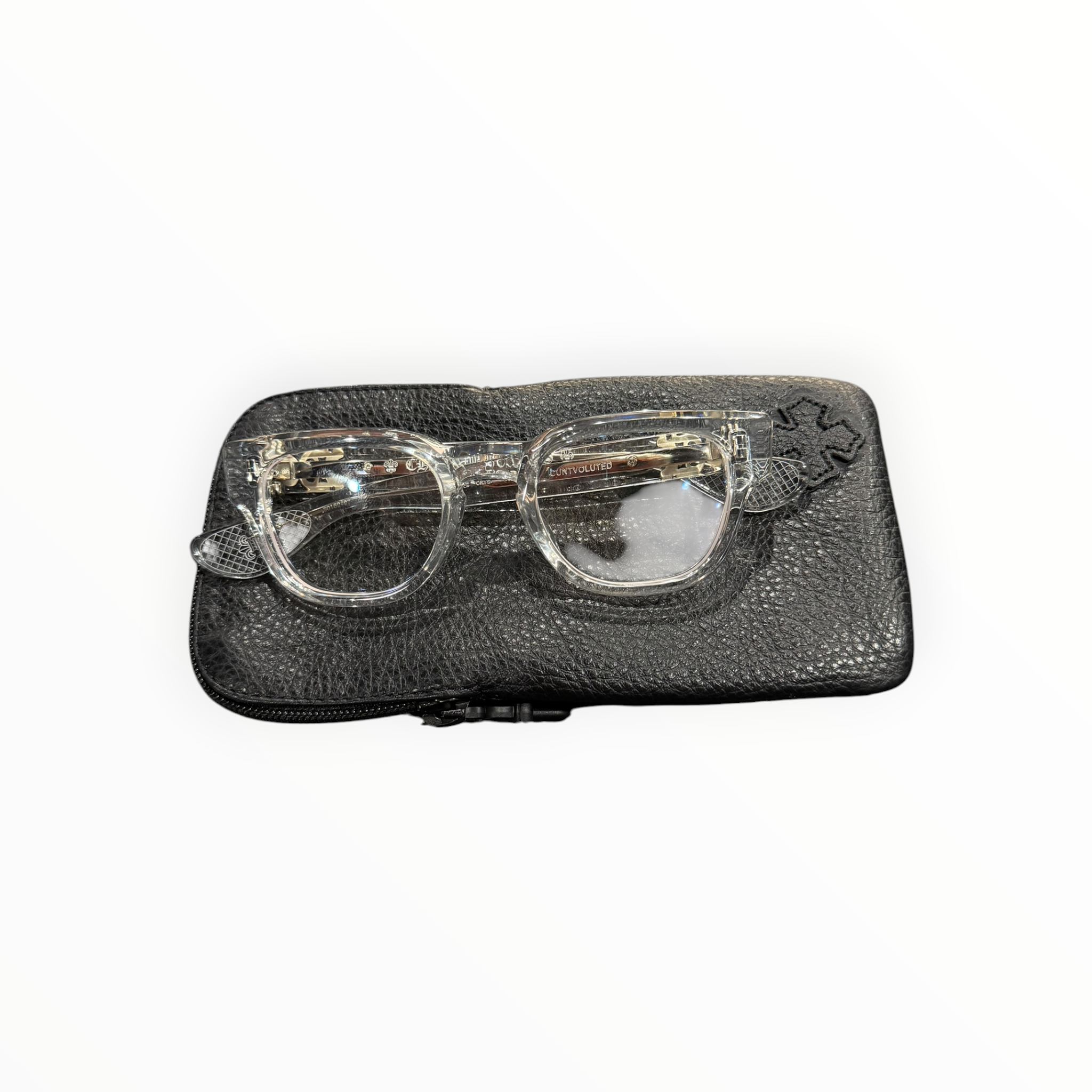 Chrome Hearts Cuntvoluted Frames Clear/Silver