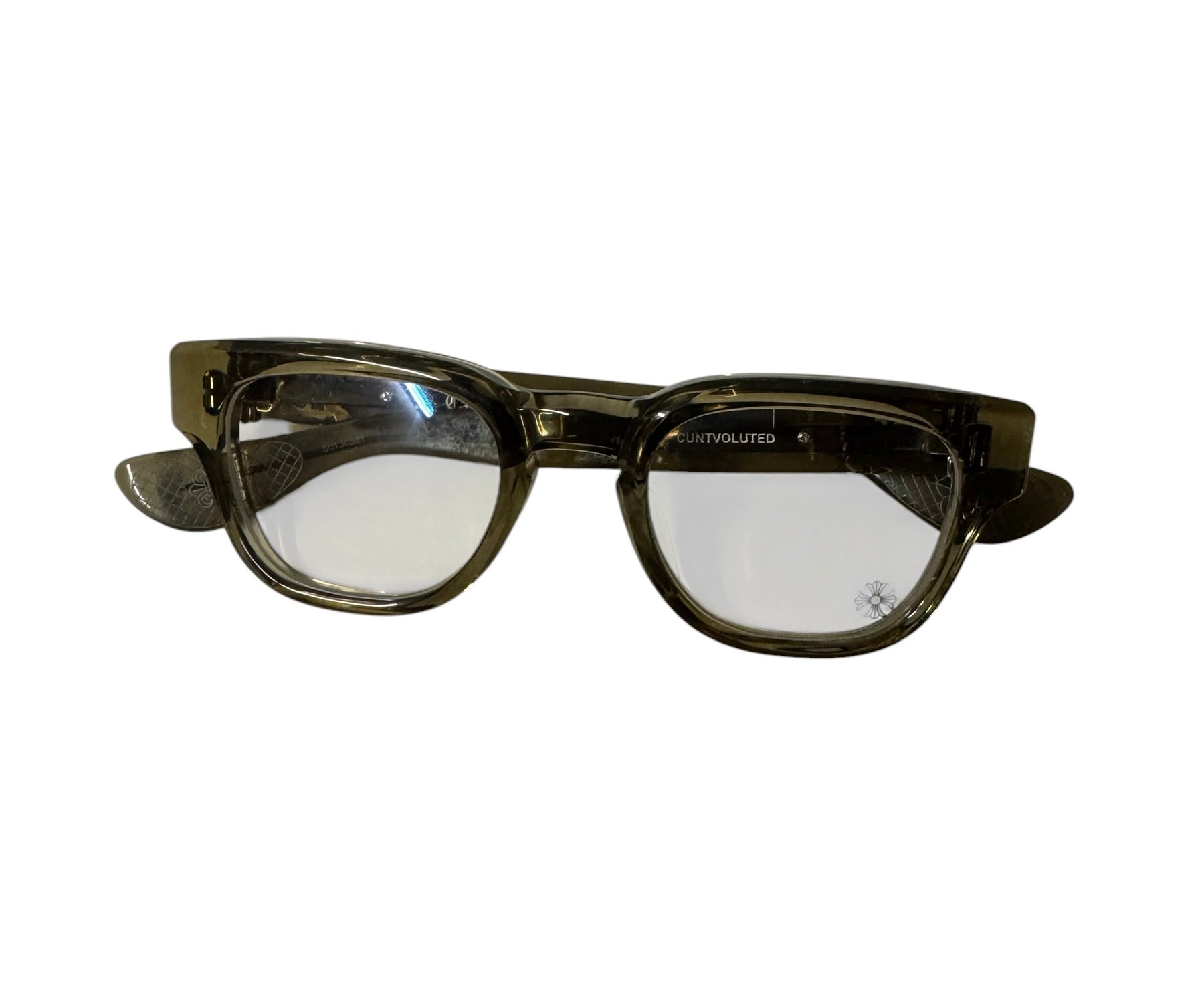 Chrome Hearts Cuntvoluted Glasses Green/Acetate