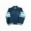 Avirex Bronx Leather Jacket Navy/White