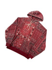 Kith Paisley Pullover Hoodie Red