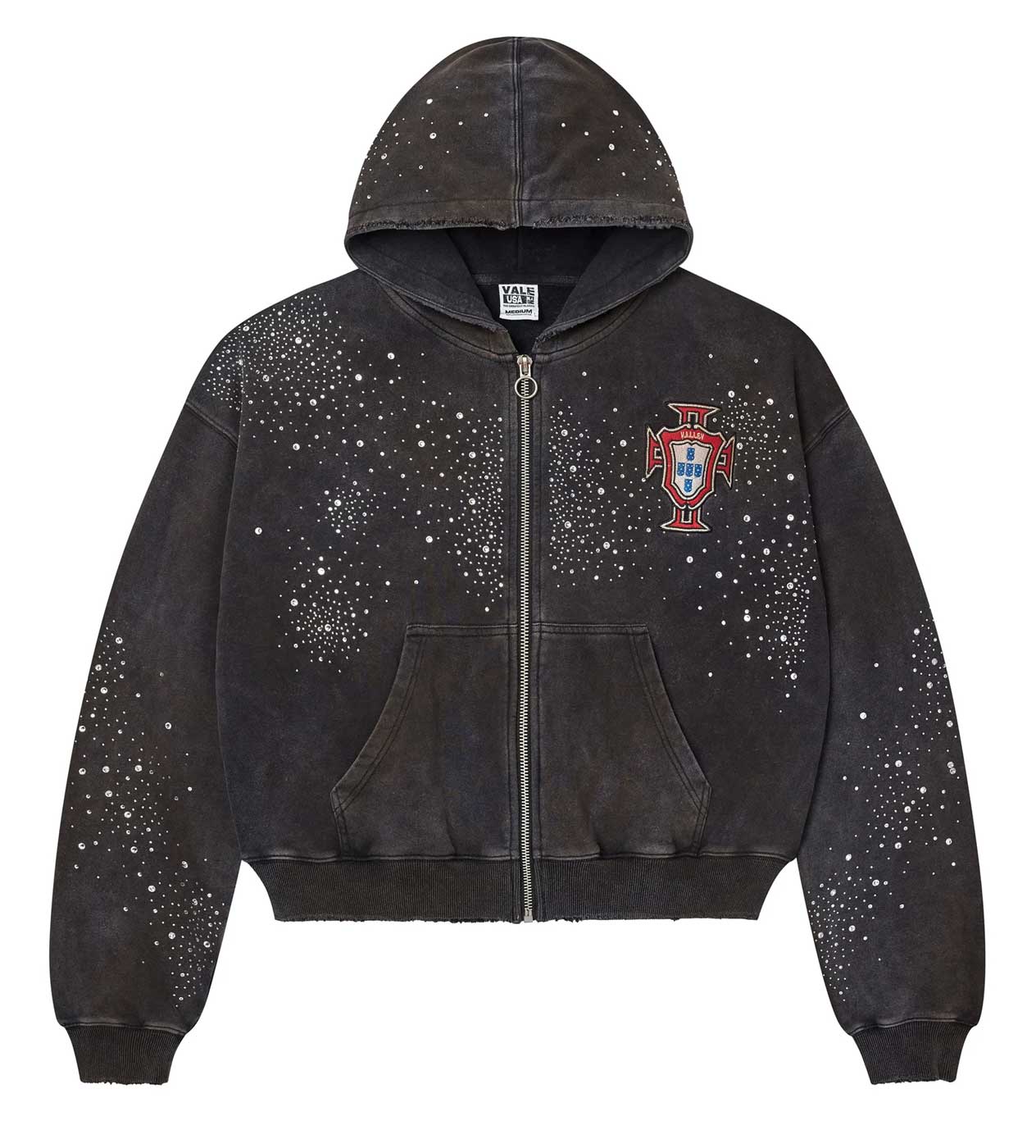 Vale Forever Pluto Cluster Zip Up Black