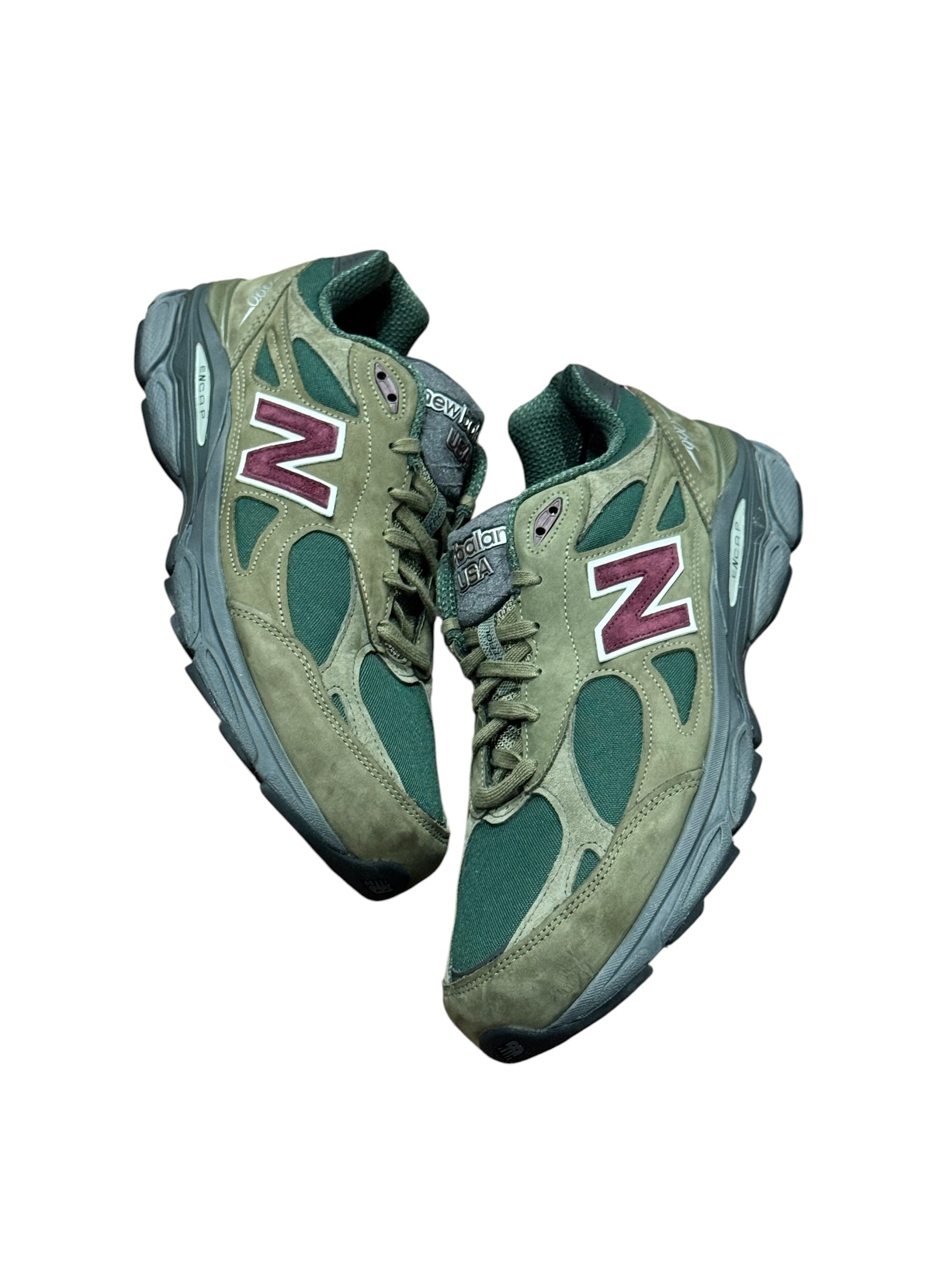 New Balance 990v3 MiUSA Teddy Santis Green Purple