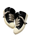 Rick Owens Padded Jumbo Lace Low Black