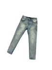 Purple Brand Light Blue Distressed Denim