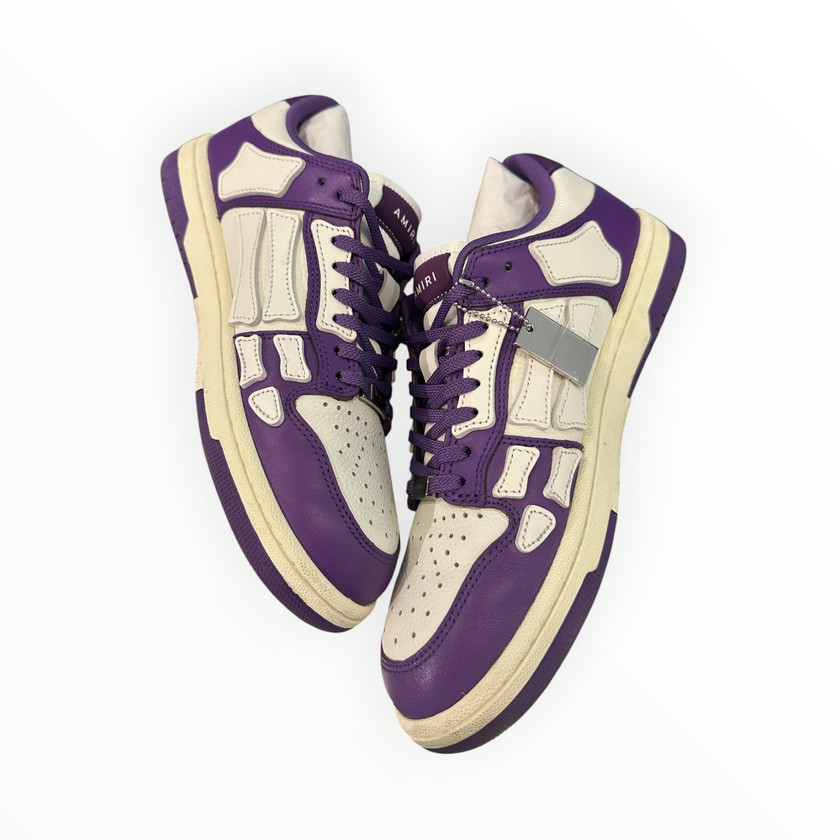 Amiri Skel Top Low Purple/White