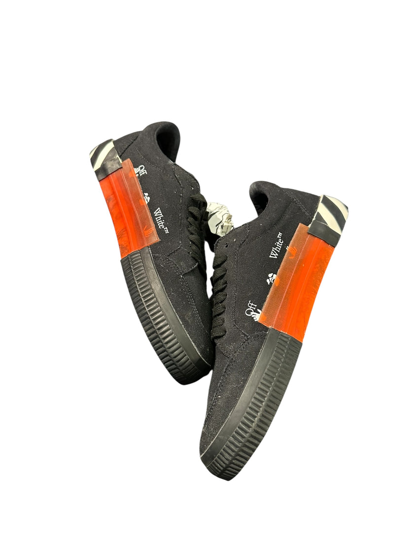 OFF-WHITE Vulcanized Low Black White