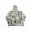 Saint Mxxxxxx x Denim Tears Graffiti Hoodie Grey