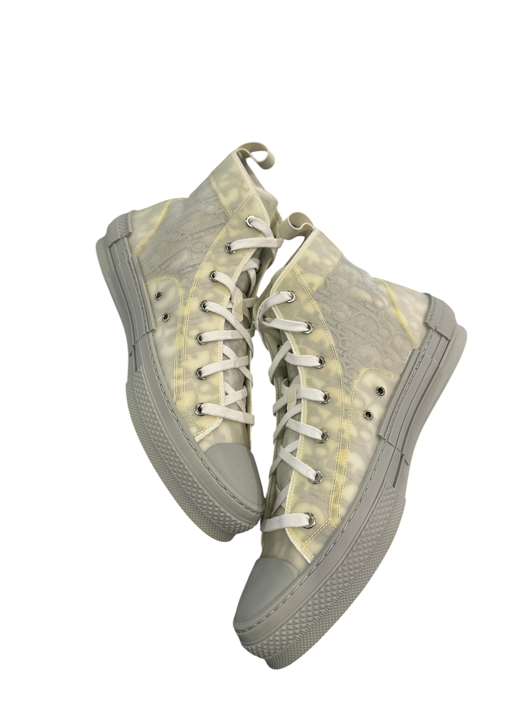 Dior B23 White Oblique High