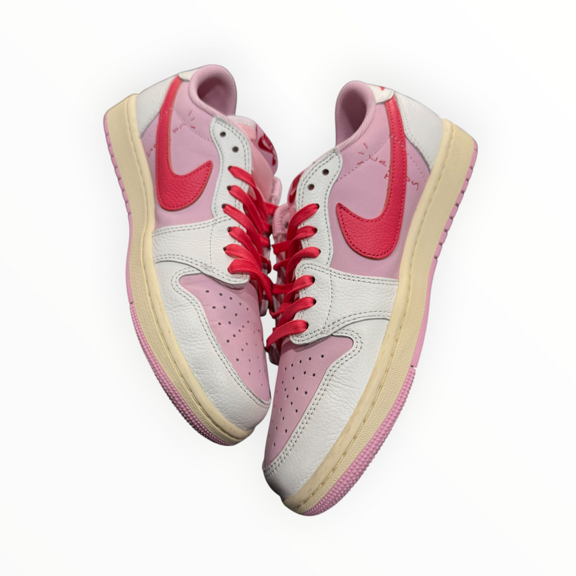Jordan 1 Retro Low OG SP Travis Scott Sail Tropical Pink