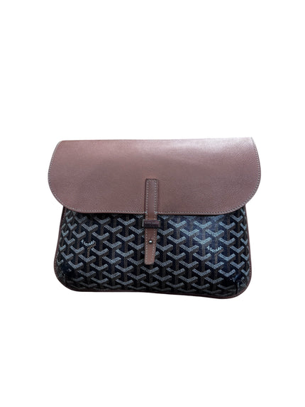 Goyard Coursier Messenger Bag Coated Canvas And Leather