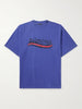Balenciaga Political Campaign Logo Tee Blue