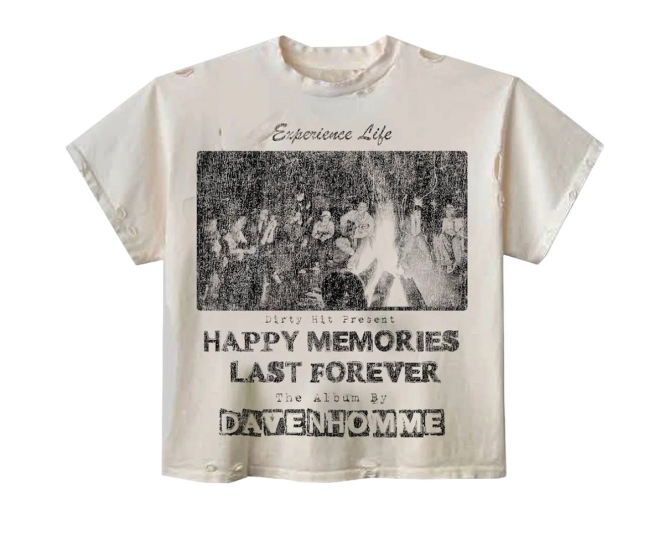 Daven Homme Happy Memories Tee White
