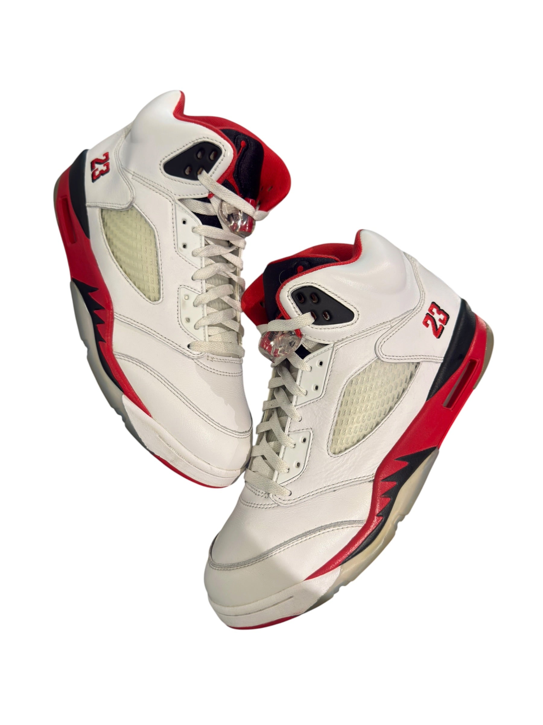 Jordan 5 Retro Fire Red Black Tongue (2025)