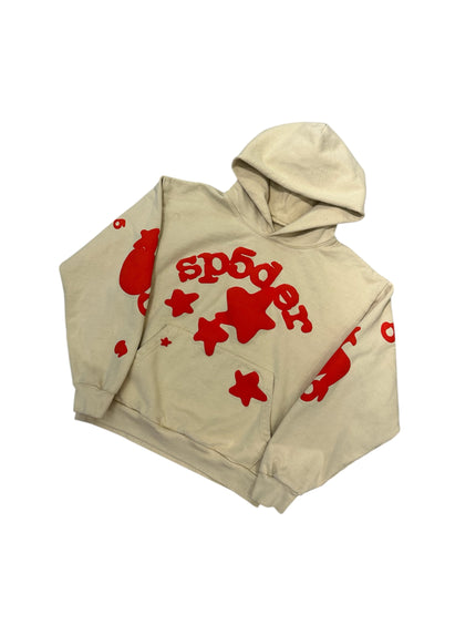 Sp5der Beluga Hoodie Cream