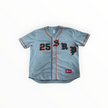 Supreme Old English Baseball Jersey Grey