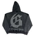 Godspeed Studded OG Logo Hoodie Black Wash