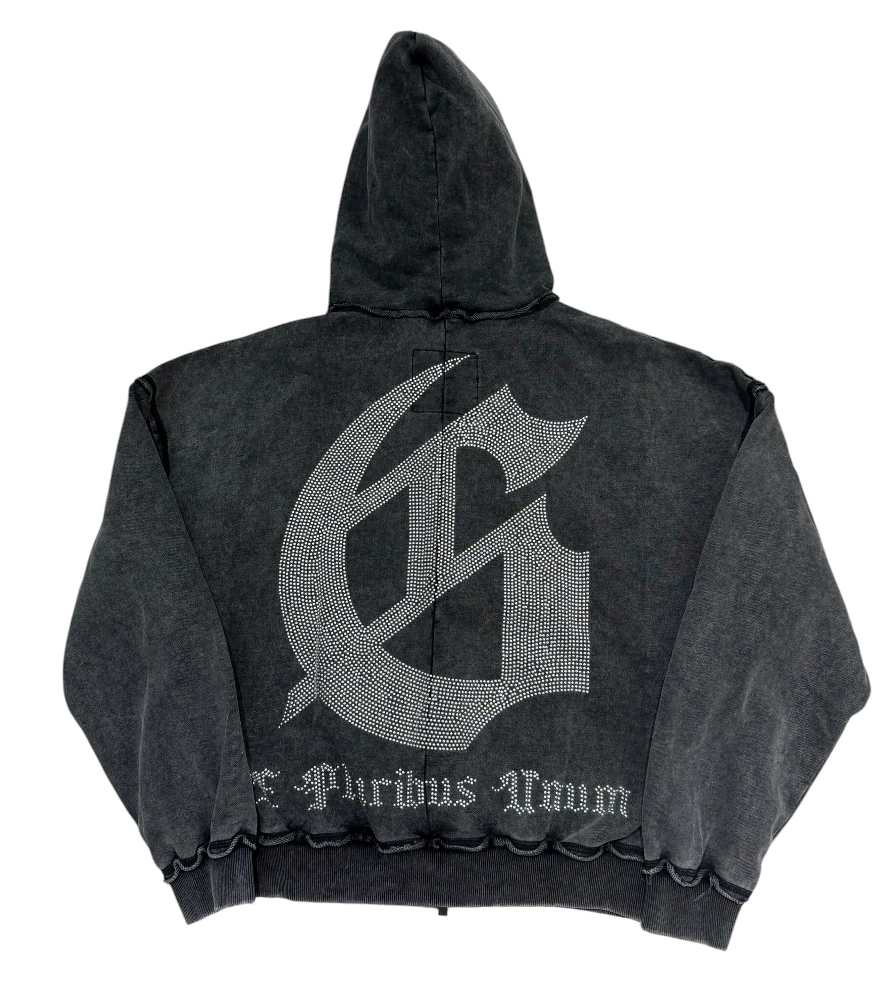 Godspeed Studded OG Logo Hoodie Black Wash