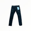 Purple Brand Black Resin Knee Slit Jean Black