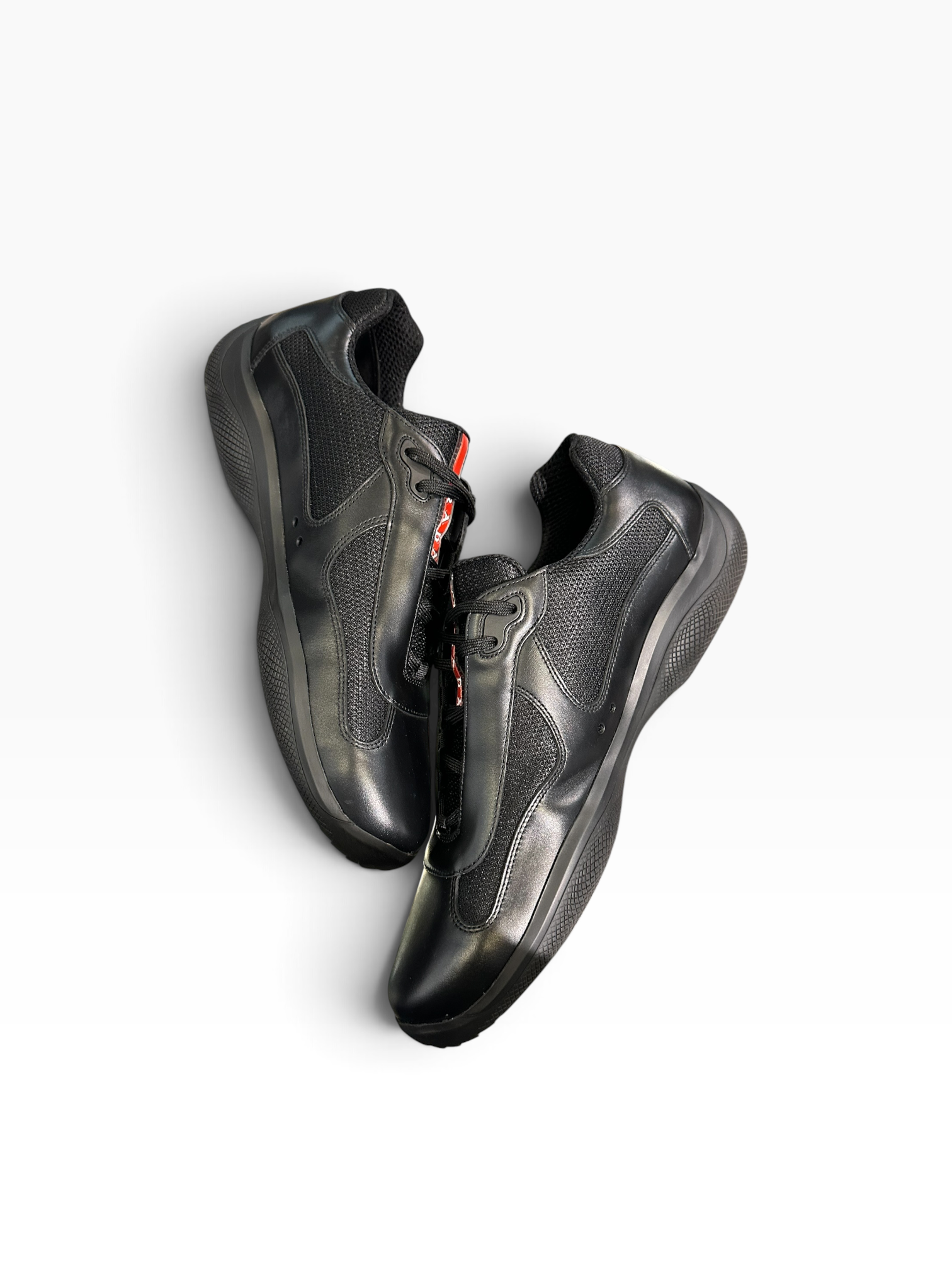 Prada American Cup Black Leather