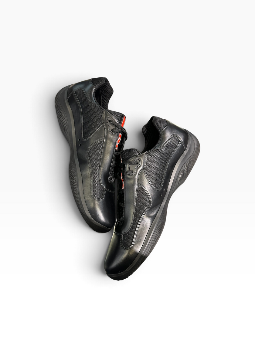 Prada American Cup Black Leather