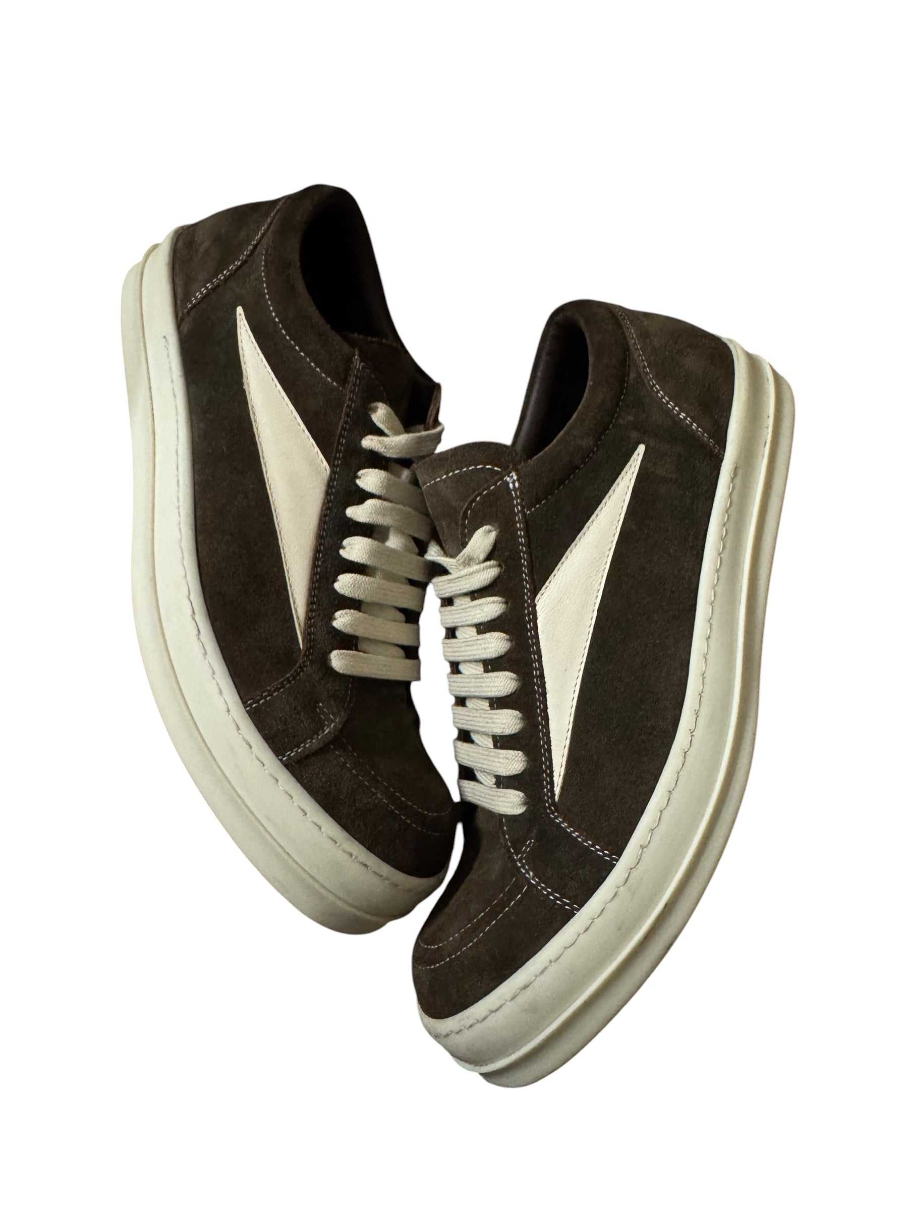 Ricks Owens Vintage Indigo Suede Low