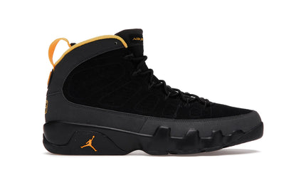 Jordan 9 Retro Dark Charcoal University Gold
