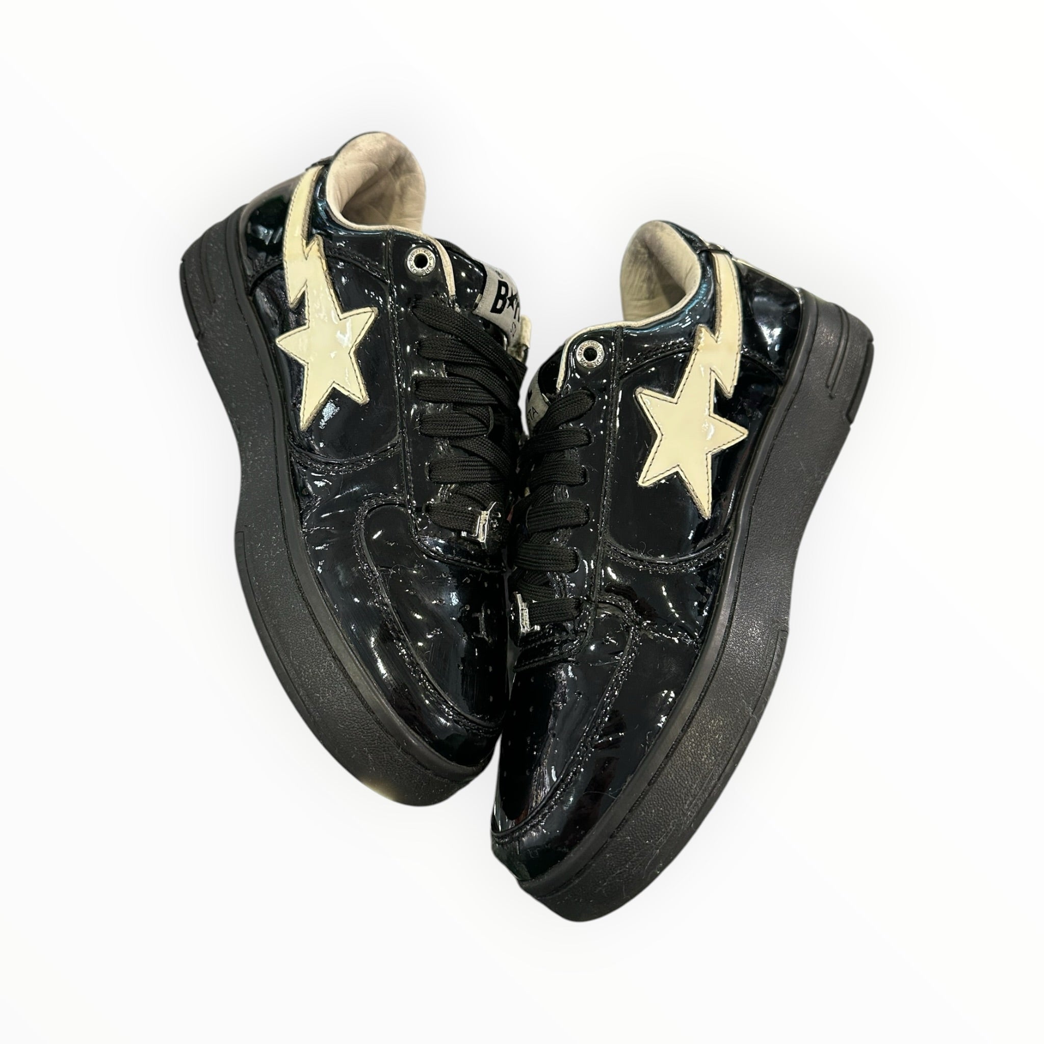 A Bathing Ape Bape Sta #4 Black White