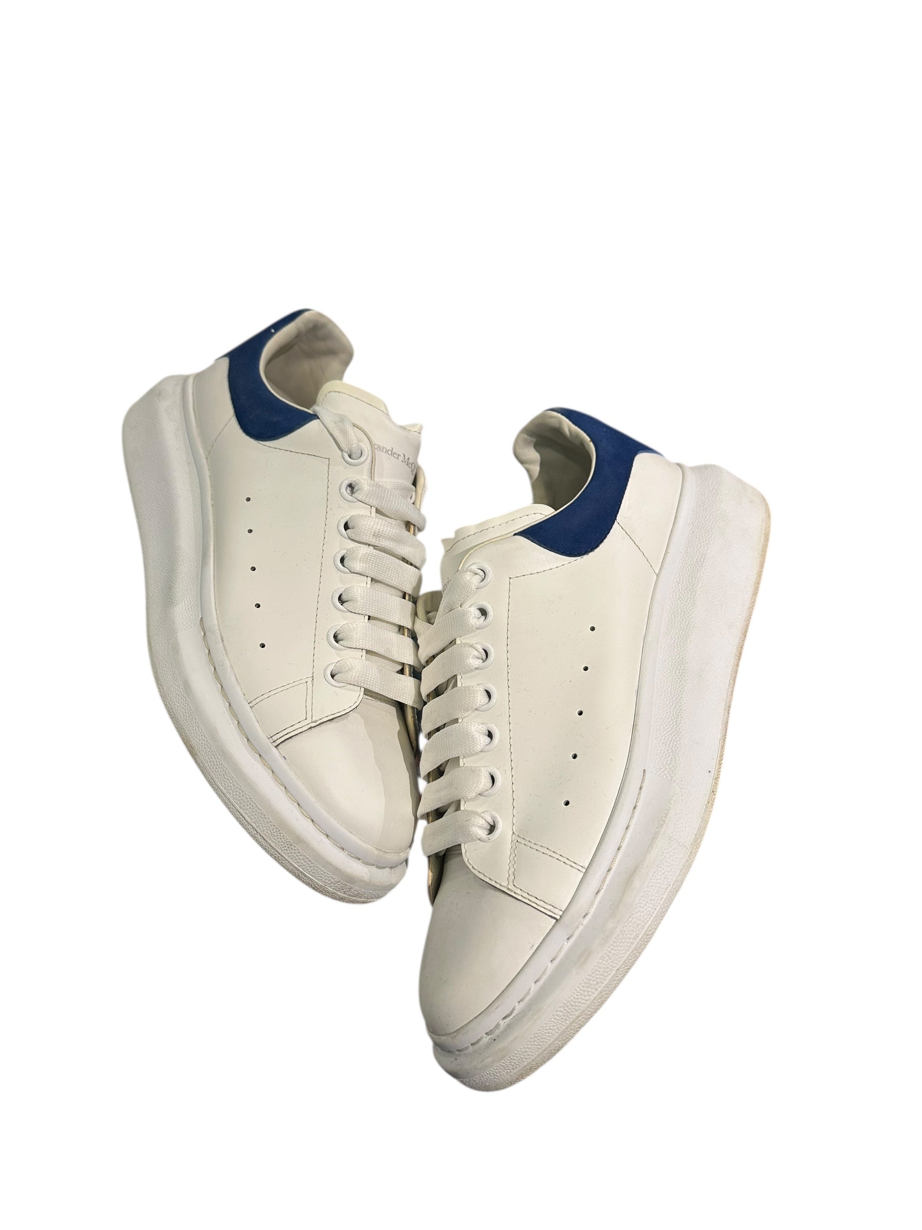 Alexander McQueen Oversized Blue Suede